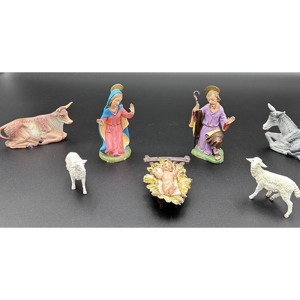 VTG Fontanini‎ Depose, Resin Nativity Set, Stamped Italy